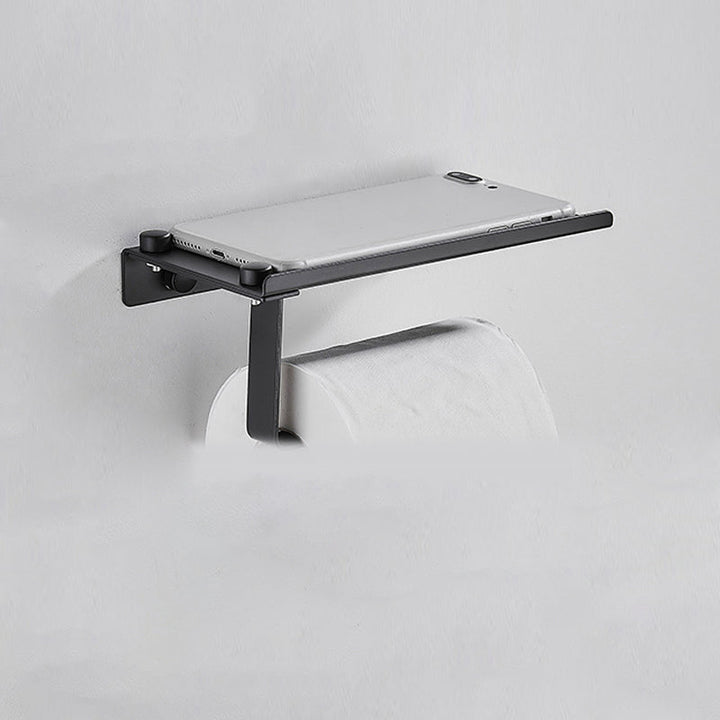BowLift | Modern Bathroom Accessories Set Black Towel Bar Paper Holder Bathroom Accessories Kit