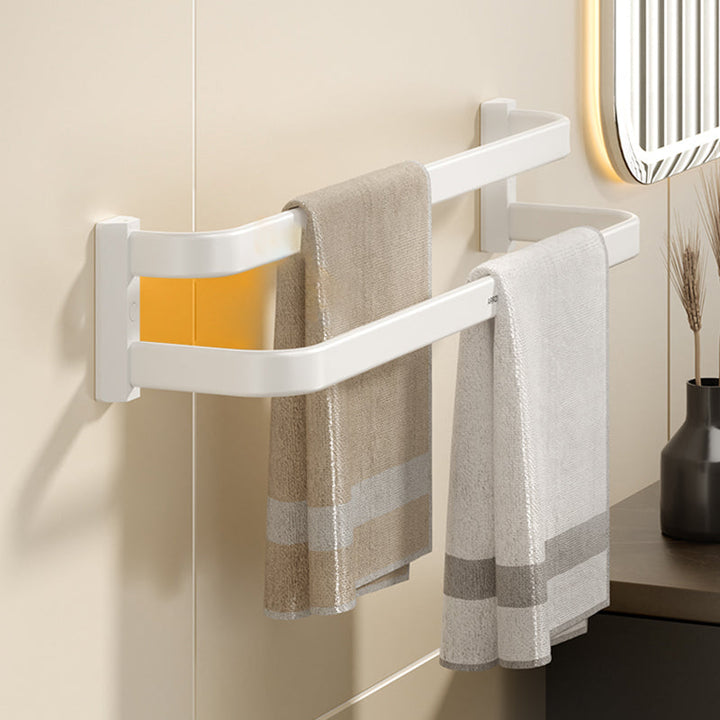 BowLift | Modern White Bathroom Accessory Set Bathroom Shelf Paper Holder Bathroom Accessory Kit