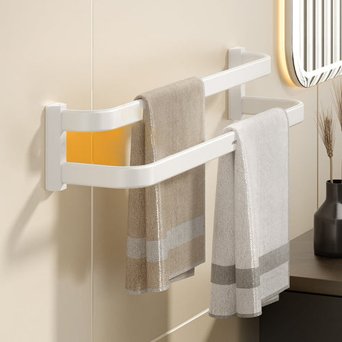 BowLift | Modern White Bathroom Accessory Set Bathroom Shelf Paper Holder Bathroom Accessory Kit