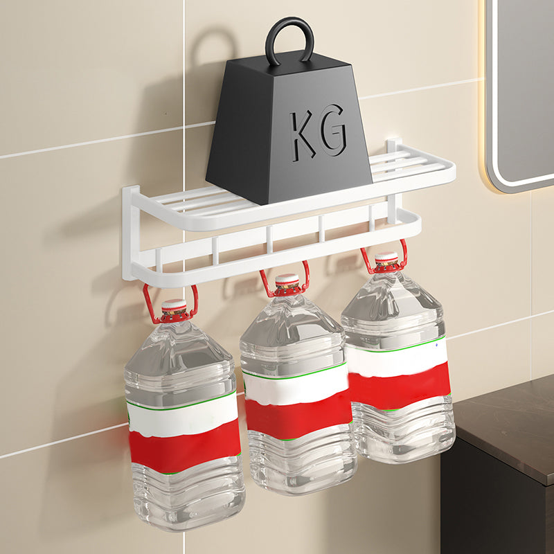 BowLift | Modern White Bathroom Accessory Set Bathroom Shelf Paper Holder Bathroom Accessory Kit