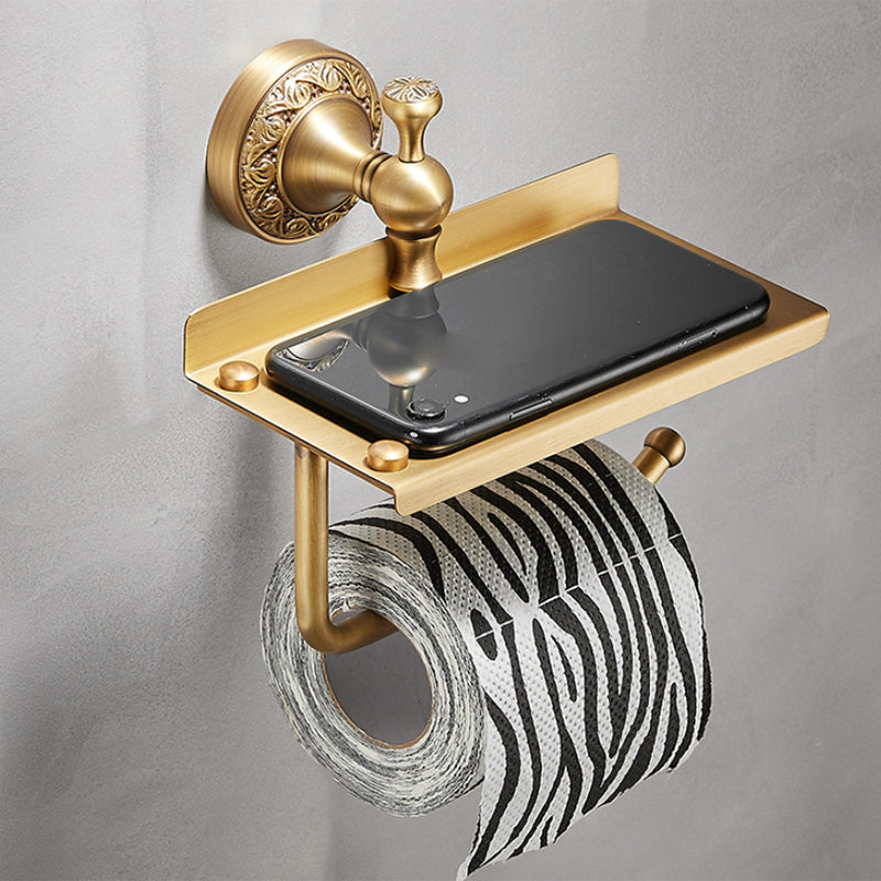 BowLift | Modern Bathroom Accessory Set Paper Holder Bathroom Shelf Gold Bathroom Fittings Set