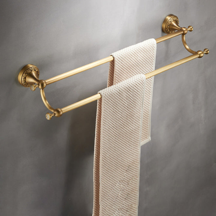 BowLift | Modern Bathroom Accessory Set Paper Holder Bathroom Shelf Gold Bathroom Fittings Set