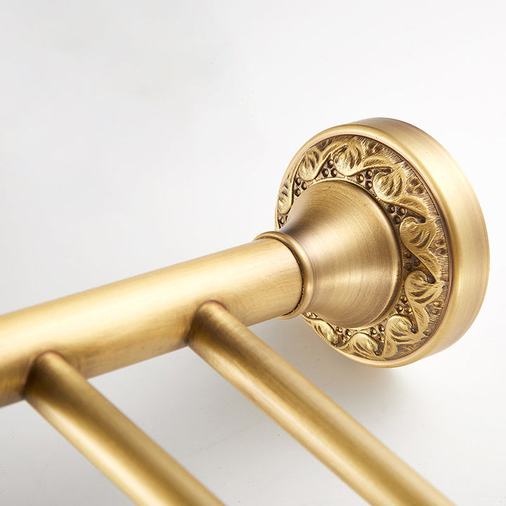 BowLift | Modern Bathroom Accessory Set Paper Holder Bathroom Shelf Gold Bathroom Fittings Set