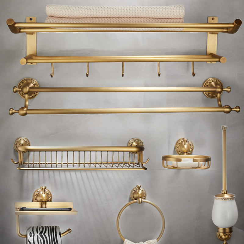 BowLift | Modern Bathroom Accessory Set Paper Holder Bathroom Shelf Gold Bathroom Fittings Set