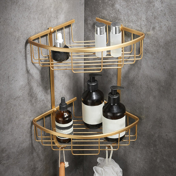 BowLift | Modern Bathroom Accessory Set Paper Holder Bathroom Shelf Gold Bathroom Fittings Set