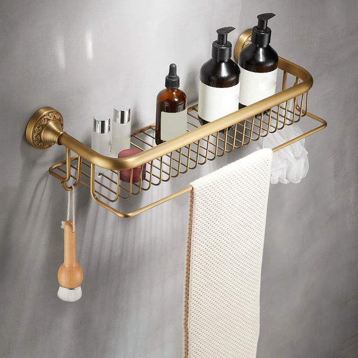 BowLift | Modern Bathroom Accessory Set Paper Holder Bathroom Shelf Gold Bathroom Fittings Set
