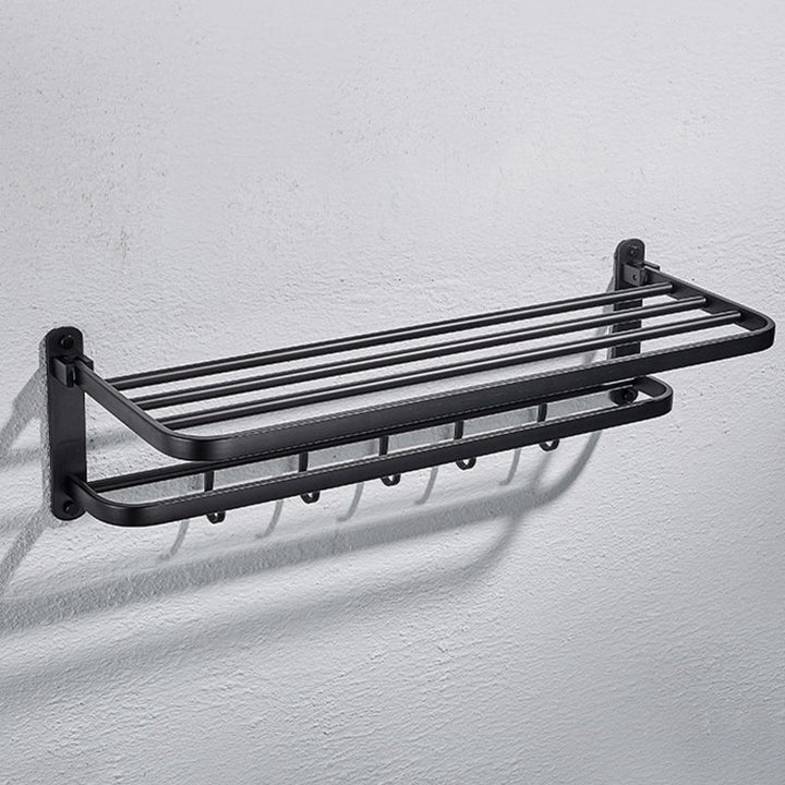 BowLift | Modern black bathroom accessories set towel holder bathroom shelf bathroom faucet set