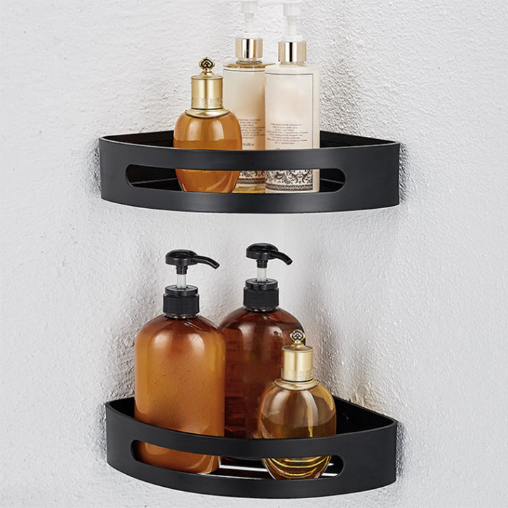 BowLift | Modern black bathroom accessories set towel holder bathroom shelf bathroom faucet set