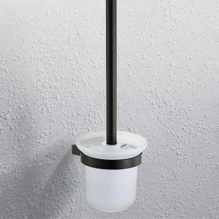 BowLift | Modern black bathroom accessories set towel holder bathroom shelf bathroom faucet set