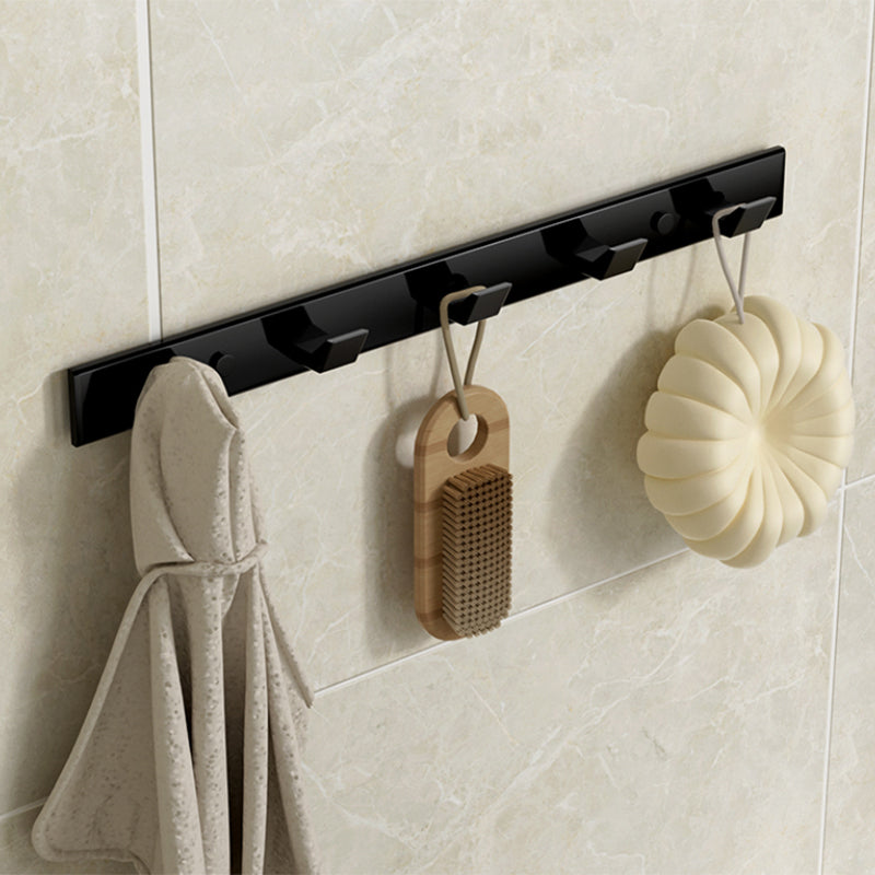BowLift | Modern Bathroom Set Towel Bar Paper Holder Black Bathroom Accessory Set