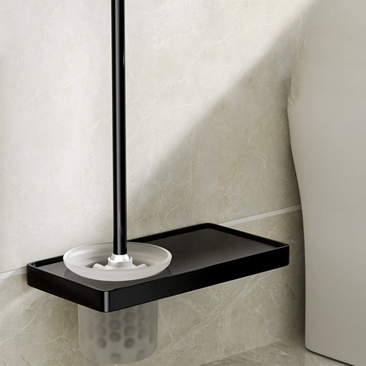 BowLift | Modern Bathroom Set Towel Bar Paper Holder Black Bathroom Accessory Set