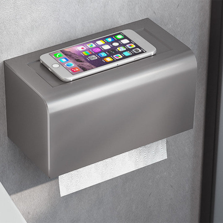 BowLift | Modern Bathroom Accessory Set Towel Bar Paper Holder Gray Bathroom Accessory Set