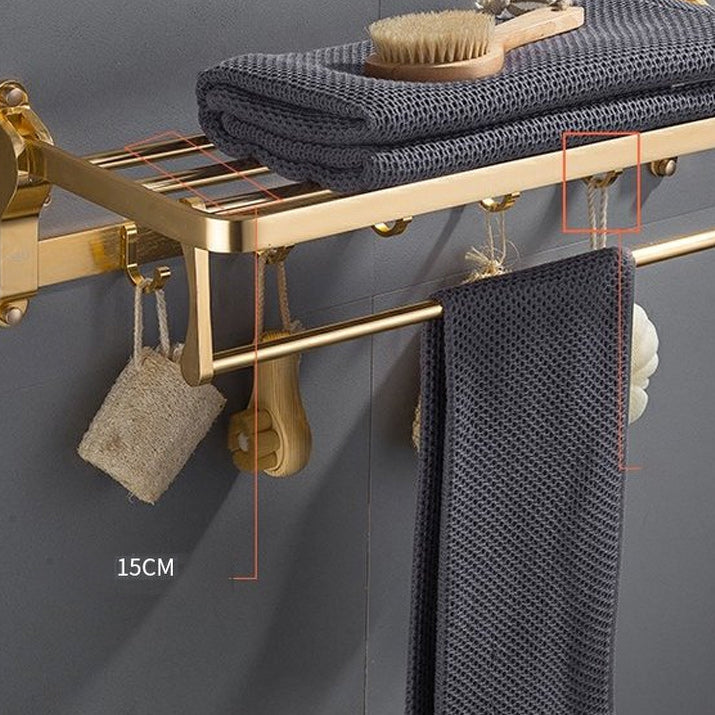BowLift | Gold 7-piece Bathroom Accessory Set Vintage Bathroom Accessory Set