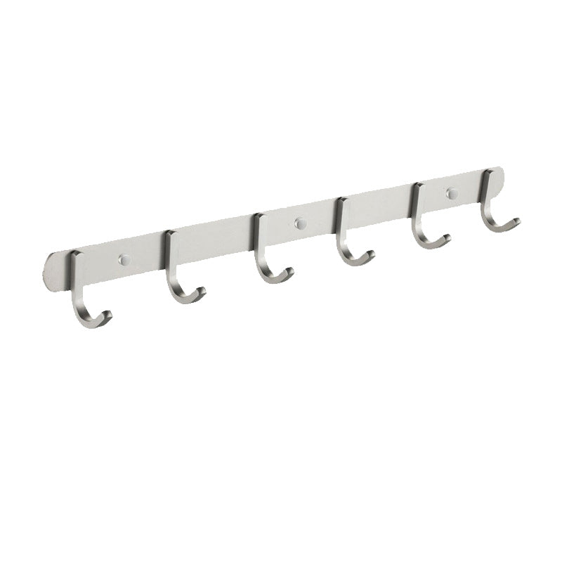 BowLift | 7-piece Bathroom Accessory Set Modern Aluminum Bathroom Set in Silver