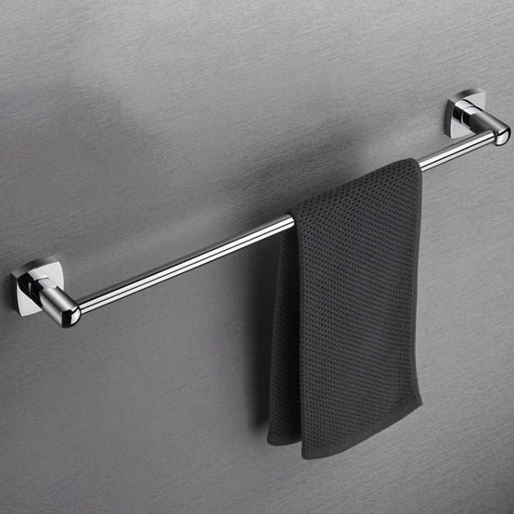 BowLift | Polished Chrome Modernism Bathroom Accessory Set Bath Shelf / Towel Bar / Bathrobe Hook Included