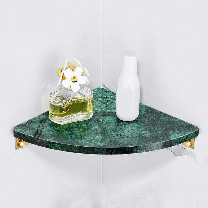BowLift | 2-piece bathroom fitting set metal and marble bathroom shelf set