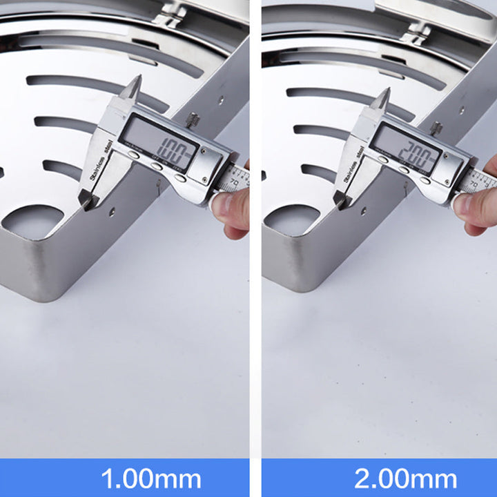 BowLift | Modern Stainless Steel Bath Accessory Set Rectangular & Triangular Bath Shelf