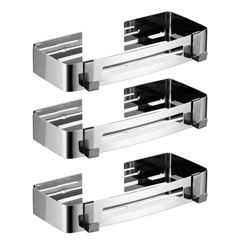BowLift | Modern Stainless Steel Bath Accessory Set Rectangular & Triangular Bath Shelf