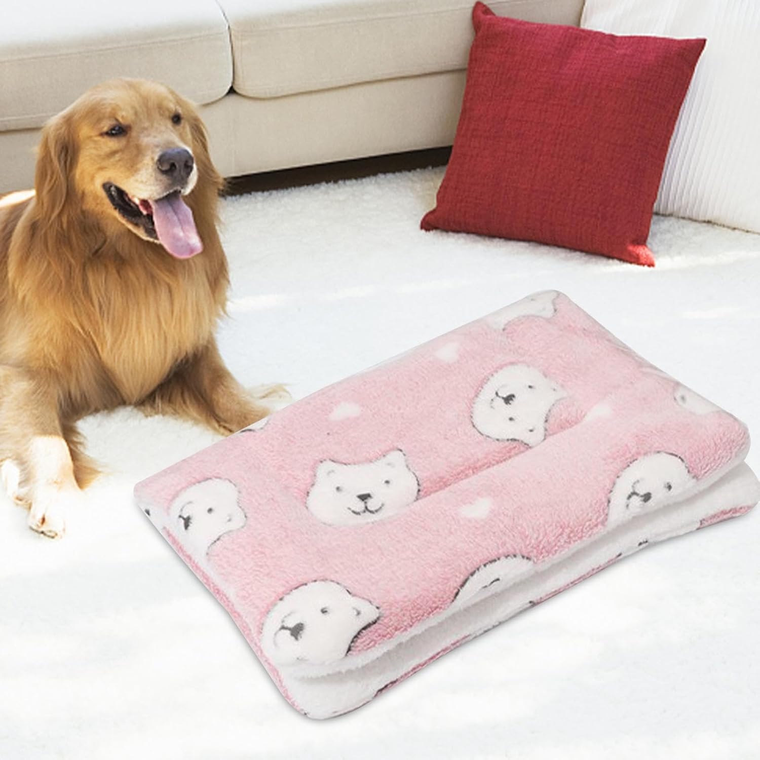 BowLift | Dog Blanket Plush Washable Pet Cushion