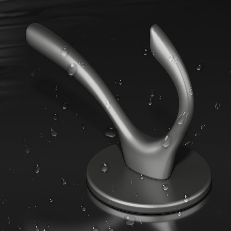 BowLift | 10-piece Bathroom Accessory Set Modern Matte Grey Bathrobe Hooks