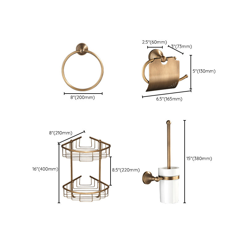 BowLift | Vintage Bronze Bathroom Set Traditional Bathroom Accessories as Individual Piece or as Set