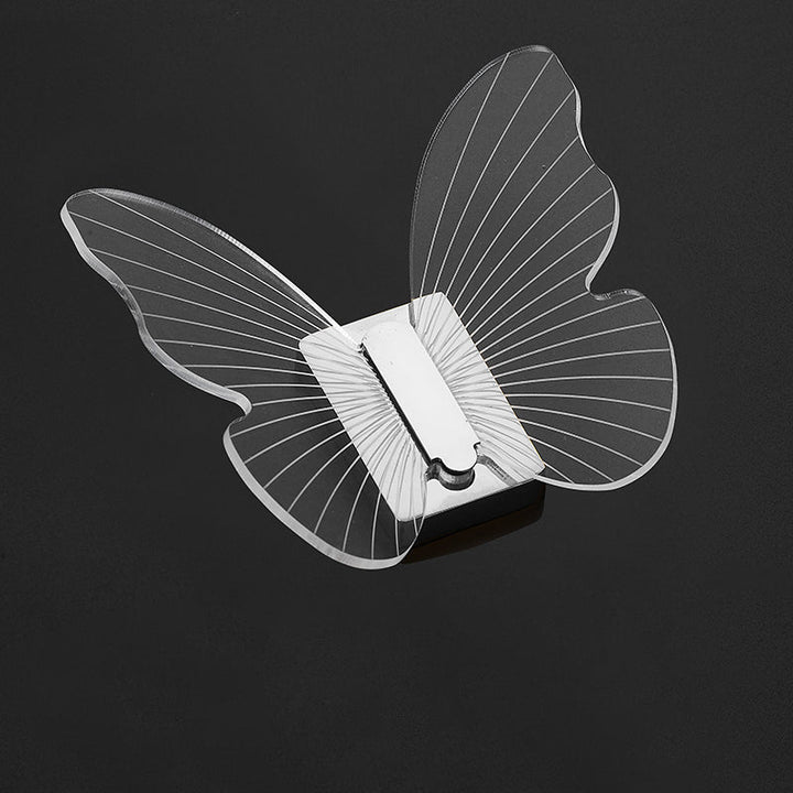 BowLift | Modern Brass Bathroom Accessory Set Acrylic Butterfly Theme Bathrobe Hooks