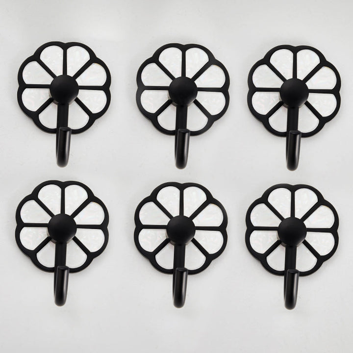 BowLift | Polished 10-piece bathroom accessory set metal corrosion-resistant bathrobe hooks