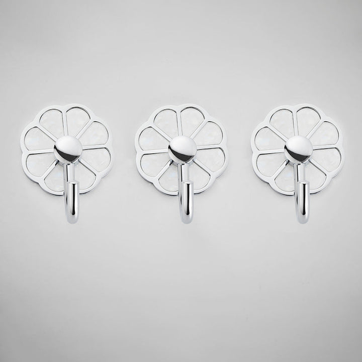 BowLift | Polished 10-piece bathroom accessory set metal corrosion-resistant bathrobe hooks