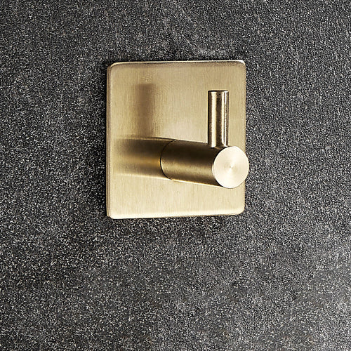 BowLift | Modern Bathroom Accessory Set Metal Coat Hooks in Polished Chrome/Gold