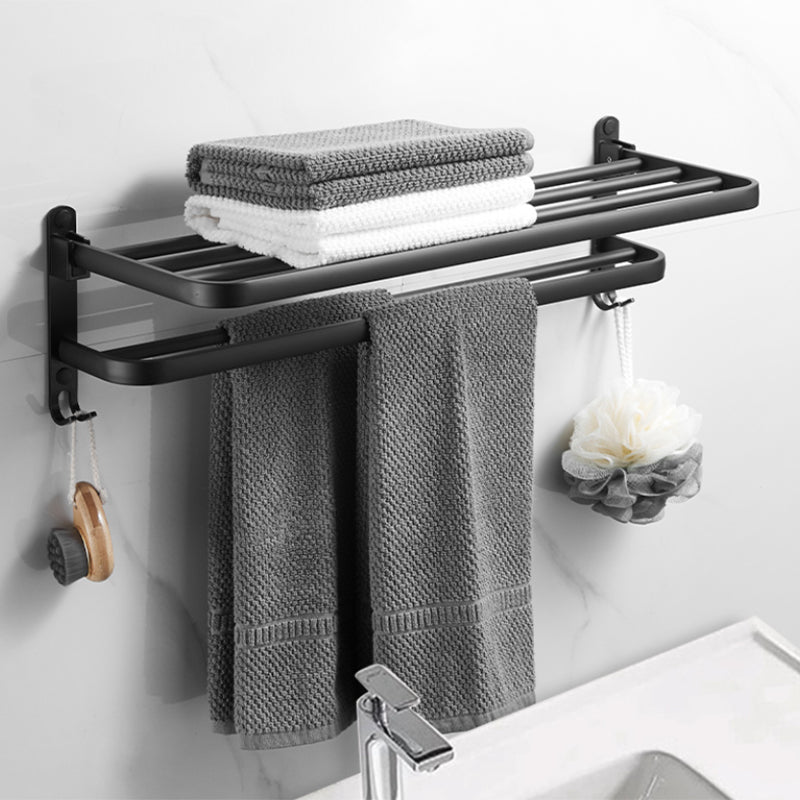 BowLift | Modern Black Bathroom Accessory Set Tissue Holder Towel Bar Bathroom Fittings Set