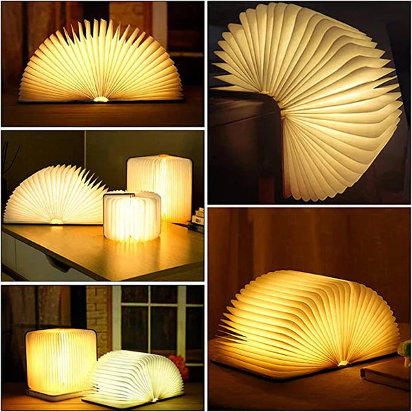 BowLift | Foldable Book Lamp with Warm LED Lighting - StoryGlow