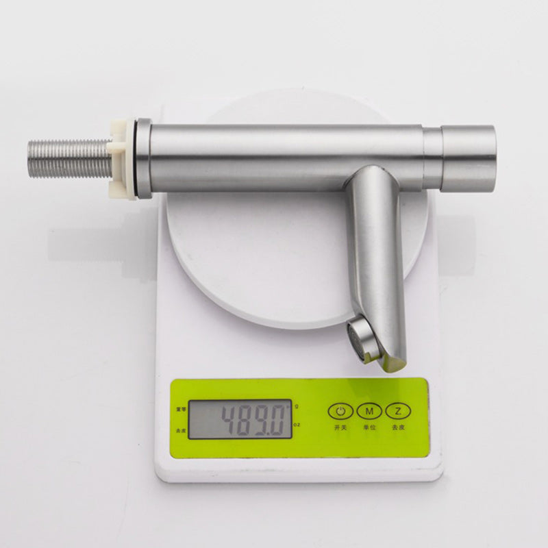 BowLift | Modern Low Arc Basin Faucet with Single Lever Bathroom Sink Faucet