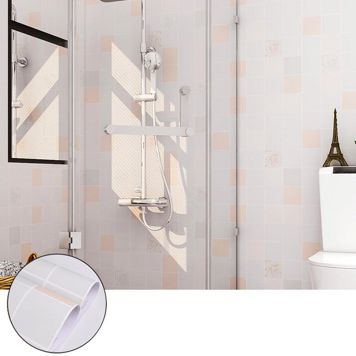 BowLift | Square Grid Mosaic Tiles waterproof Peel-and-Stick Tile for backsplash
