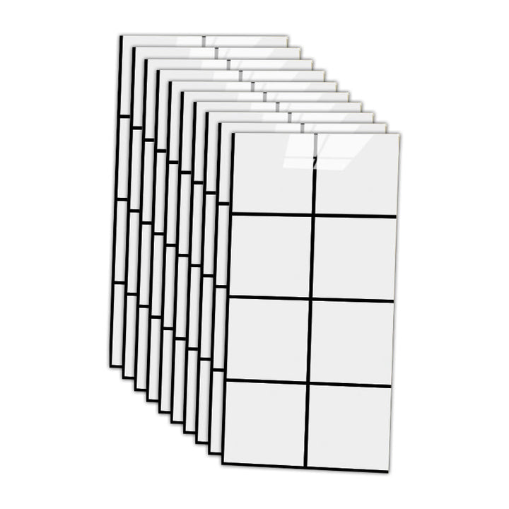 BowLift | 12" x 24" Marbling Single Panel Waterproof Splashback Wall Tile for Bathroom