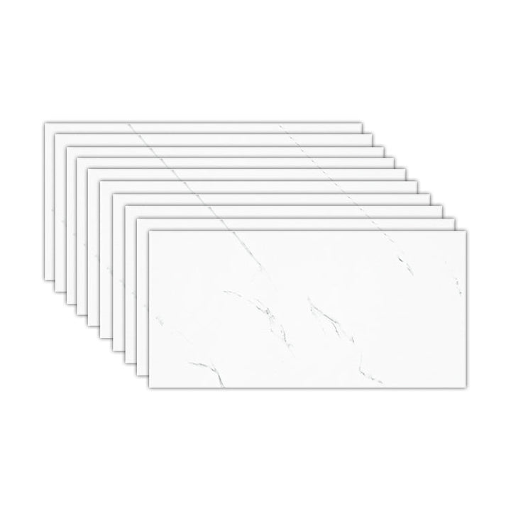 BowLift | Marble Effect Single Tile 30 cm x 60 cm Waterproof Back Tile Rectangular Wall Tile
