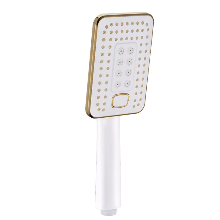 BowLift | Contemporary Metal Handheld Shower Head Square 3 Settings Spray Head
