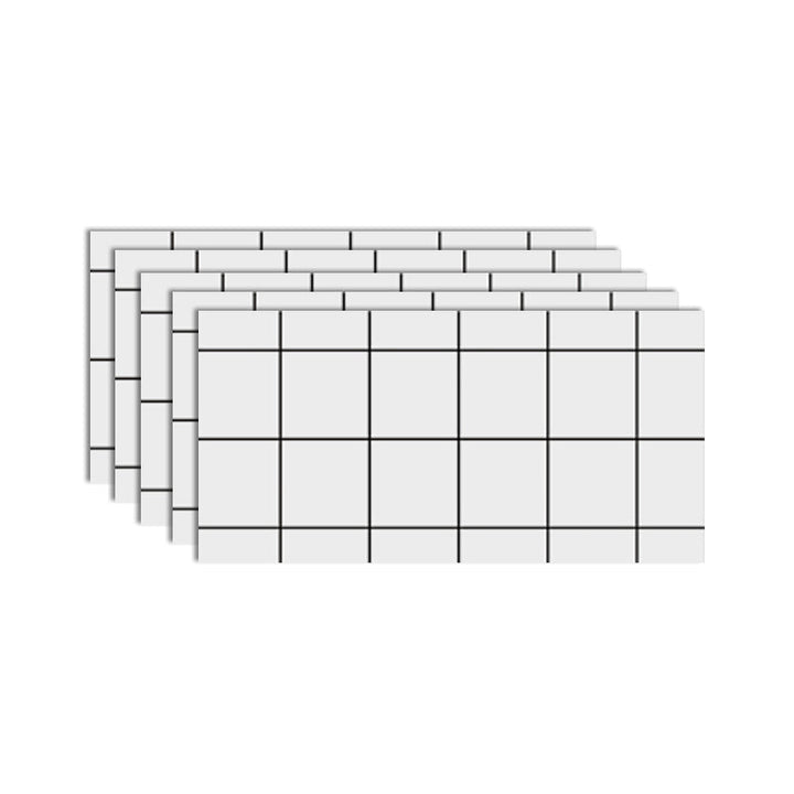BowLift | Single Tiles Wallpaper Plastic Rectangular Peel and Stick Tiles with Waterproof