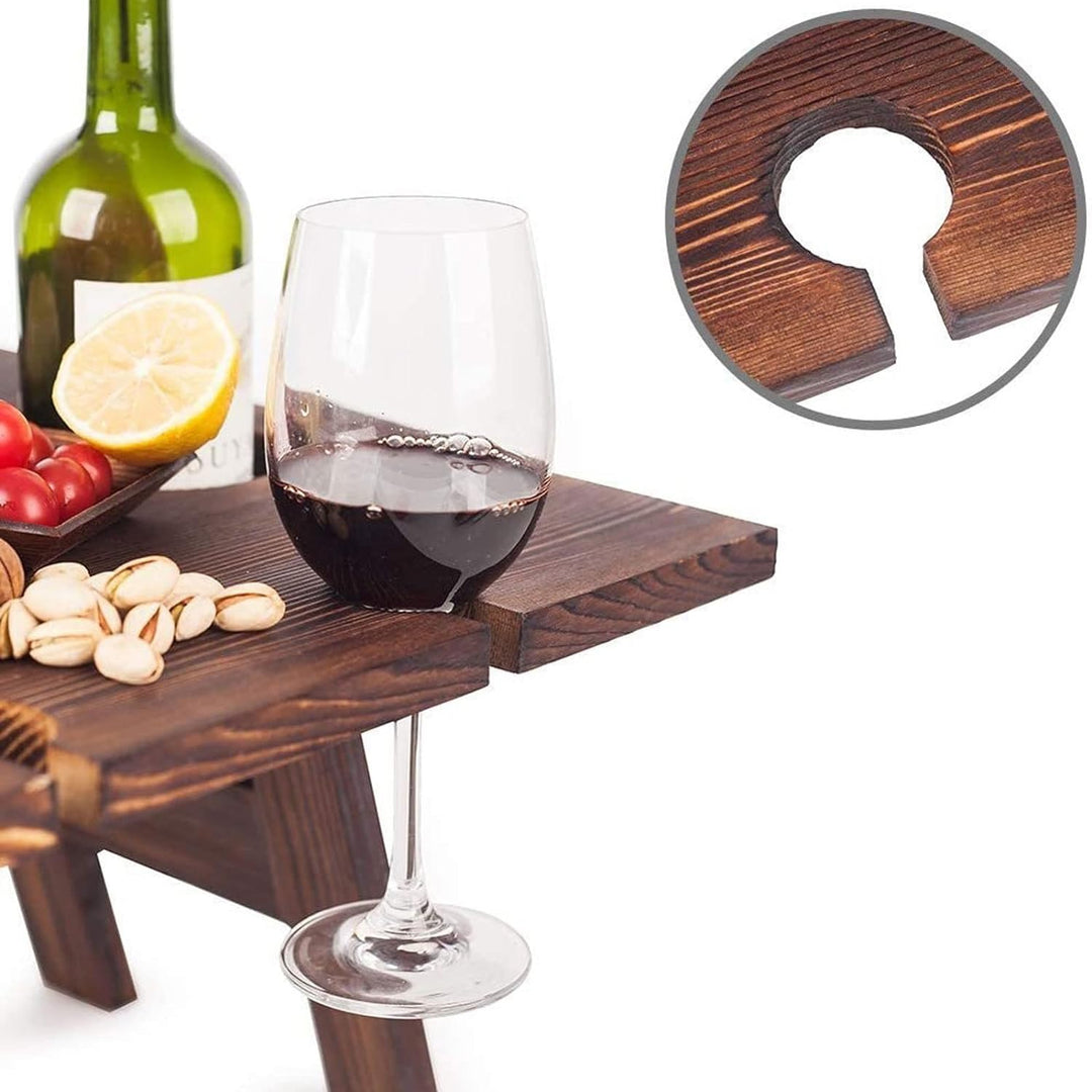 BowLift | Mobile Wooden Wine Rack with Top
