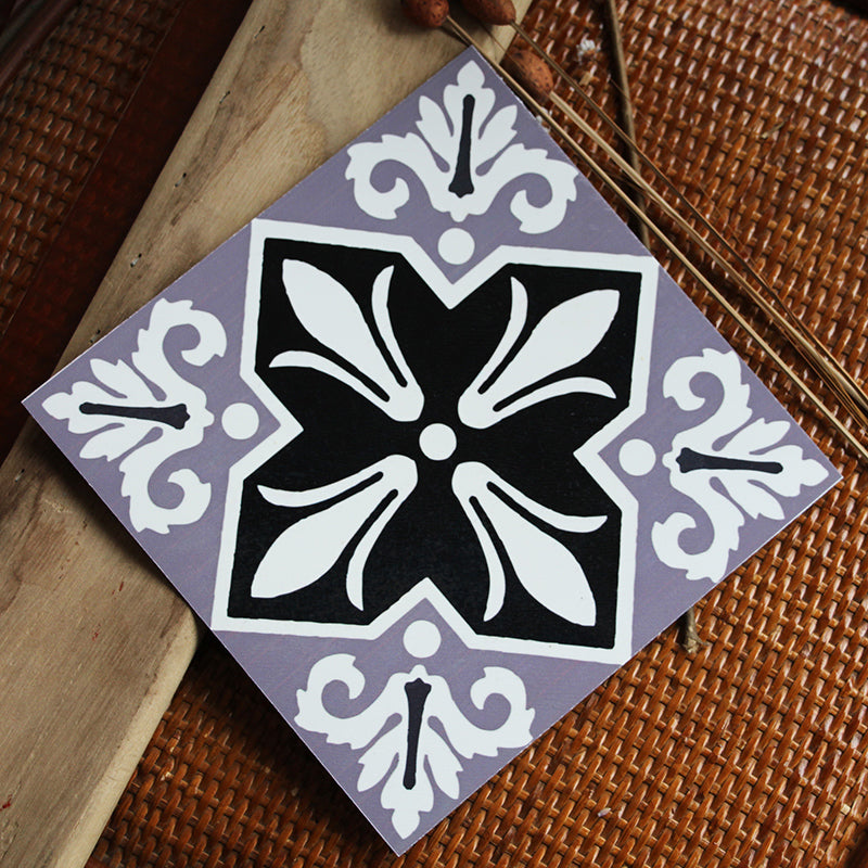 BowLift | Peel & Stick Vinyl Floor Multicolored Style Vinyl Floor with Matt Gloss