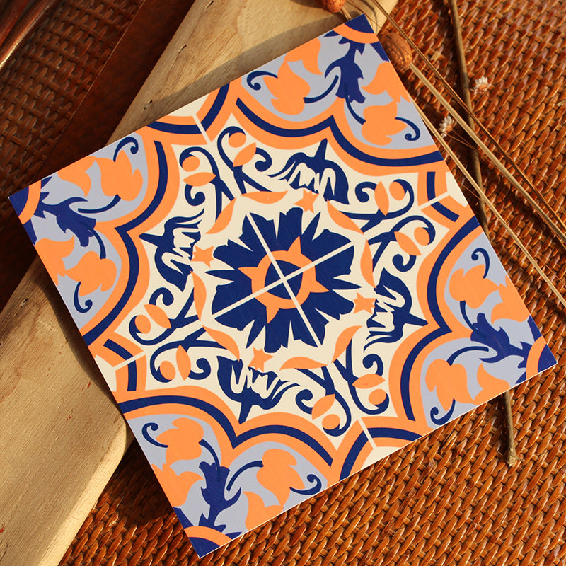 BowLift | Peel & Stick Vinyl Floor Multicolored Style Vinyl Floor with Matt Gloss