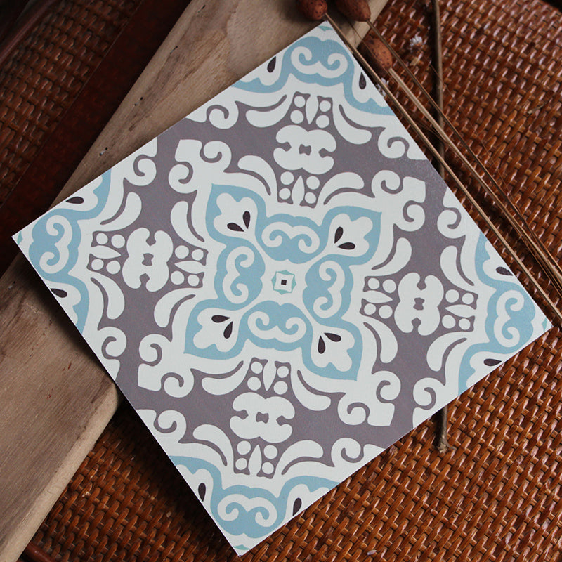 BowLift | Peel & Stick Vinyl Floor Multicolored Style Vinyl Floor with Matt Gloss