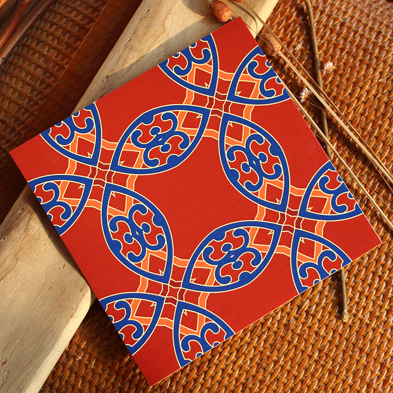 BowLift | Peel & Stick Vinyl Floor Multicolored Style Vinyl Floor with Matt Gloss