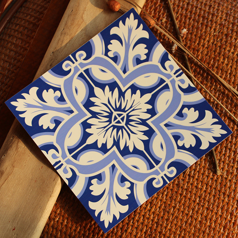 BowLift | Peel & Stick Vinyl Floor Multicolored Style Vinyl Floor with Matt Gloss