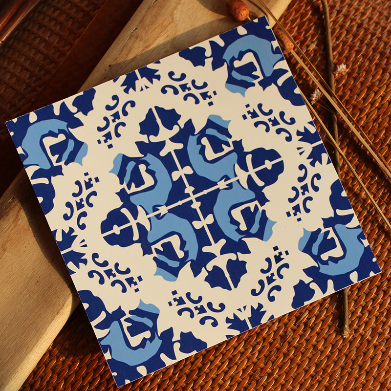 BowLift | Peel & Stick Vinyl Floor Multicolored Style Vinyl Floor with Matt Gloss