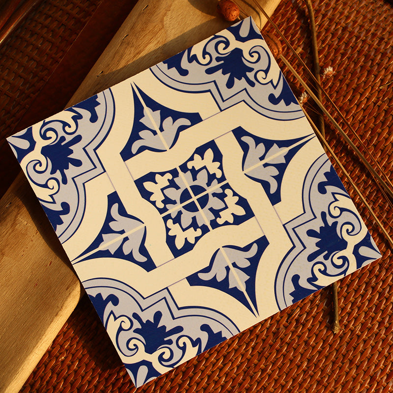 BowLift | Peel & Stick Vinyl Floor Multicolored Style Vinyl Floor with Matt Gloss