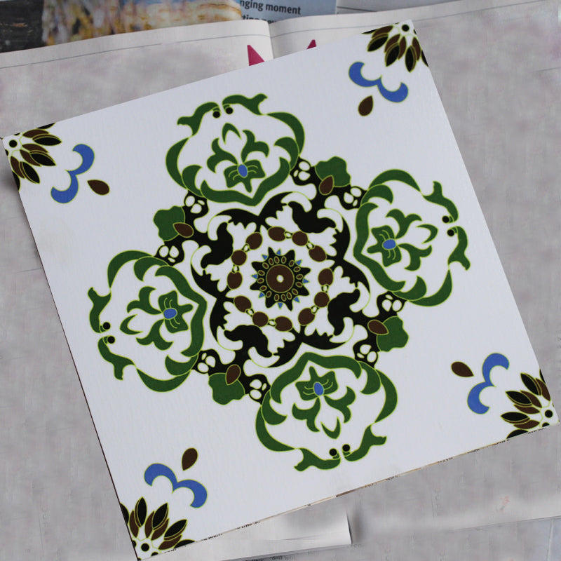 BowLift | Peel & Stick Vinyl Floor Multicolored Style Vinyl Floor with Matt Gloss