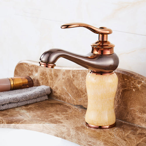BowLift | Luxury Ship Basin Faucet Lever Handle Round Ship Basin Bathroom Faucet