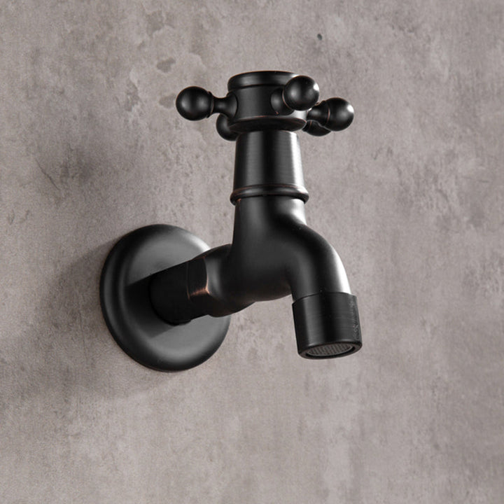 BowLift | Wide Bathroom Sink Faucet Wall-Mounted Cross Handle Faucet