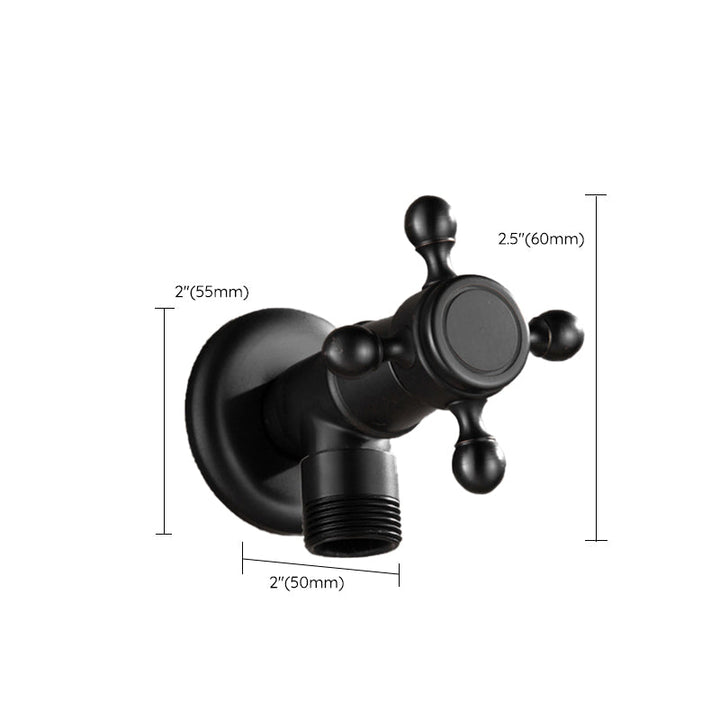 BowLift | Wide Bathroom Sink Faucet Wall-Mounted Cross Handle Faucet