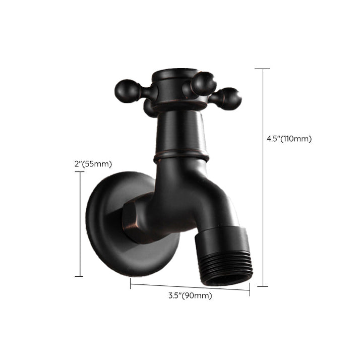 BowLift | Wide Bathroom Sink Faucet Wall-Mounted Cross Handle Faucet